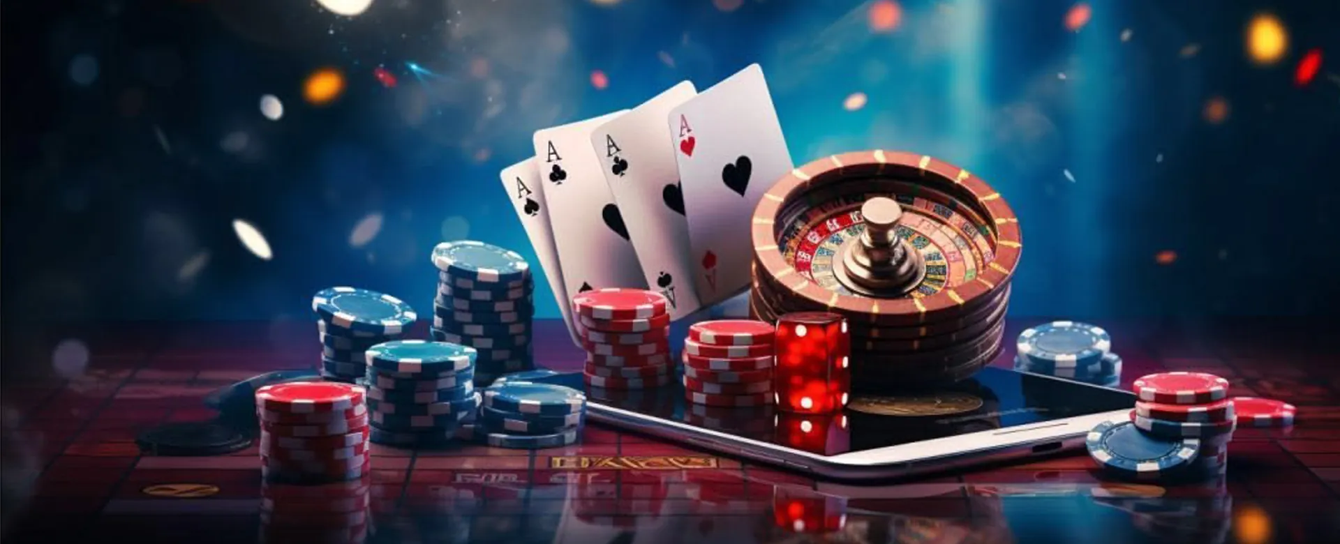 Nustar Poker main hero image showcasing a vibrant poker table with chips and cards, reflecting a luxurious online casino experience in the Philippines.